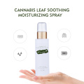 Spray facial de marca própria com extrato de cânhamo e hidratante natural para plantas reparadoras